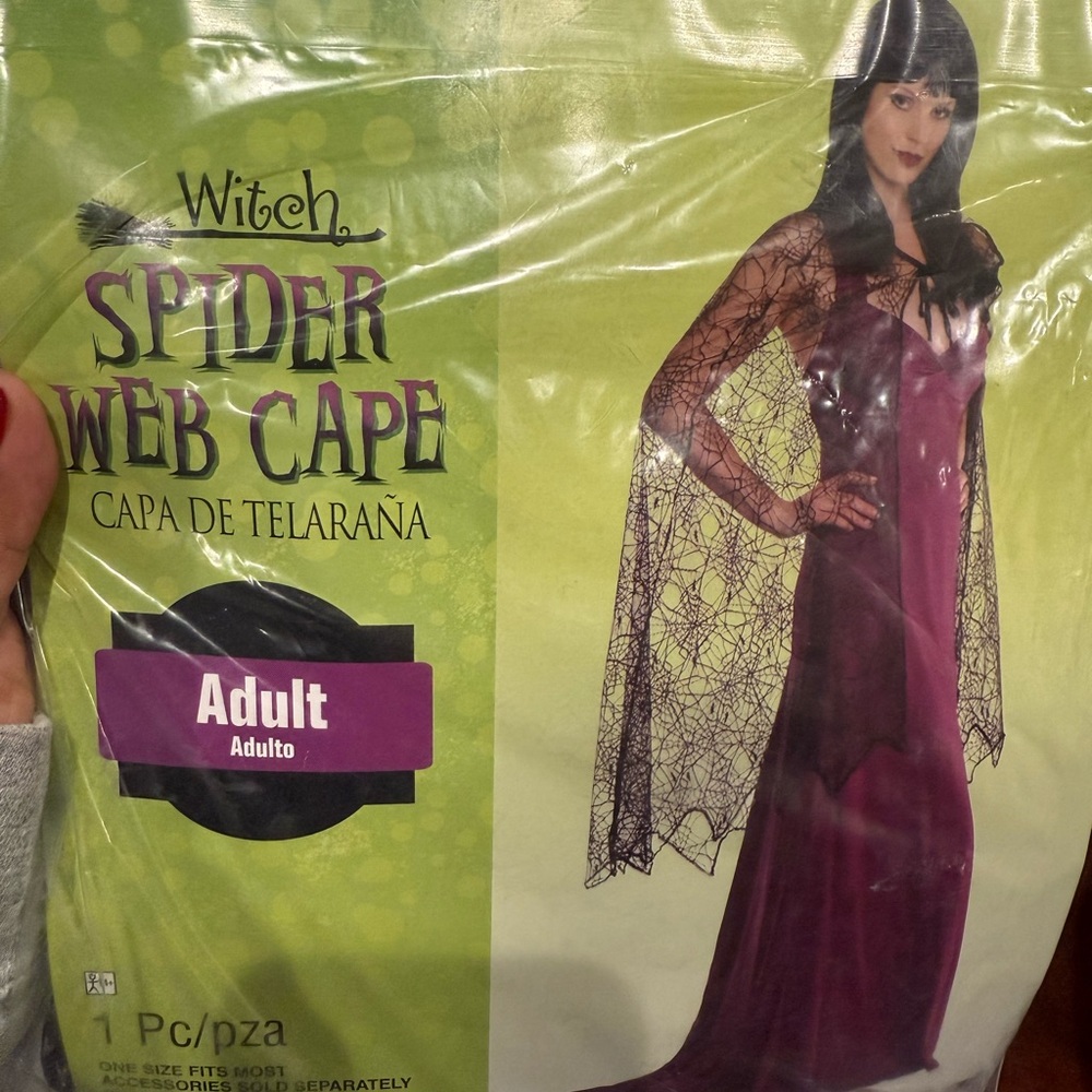Witch Spider Cape one piece one size fits most